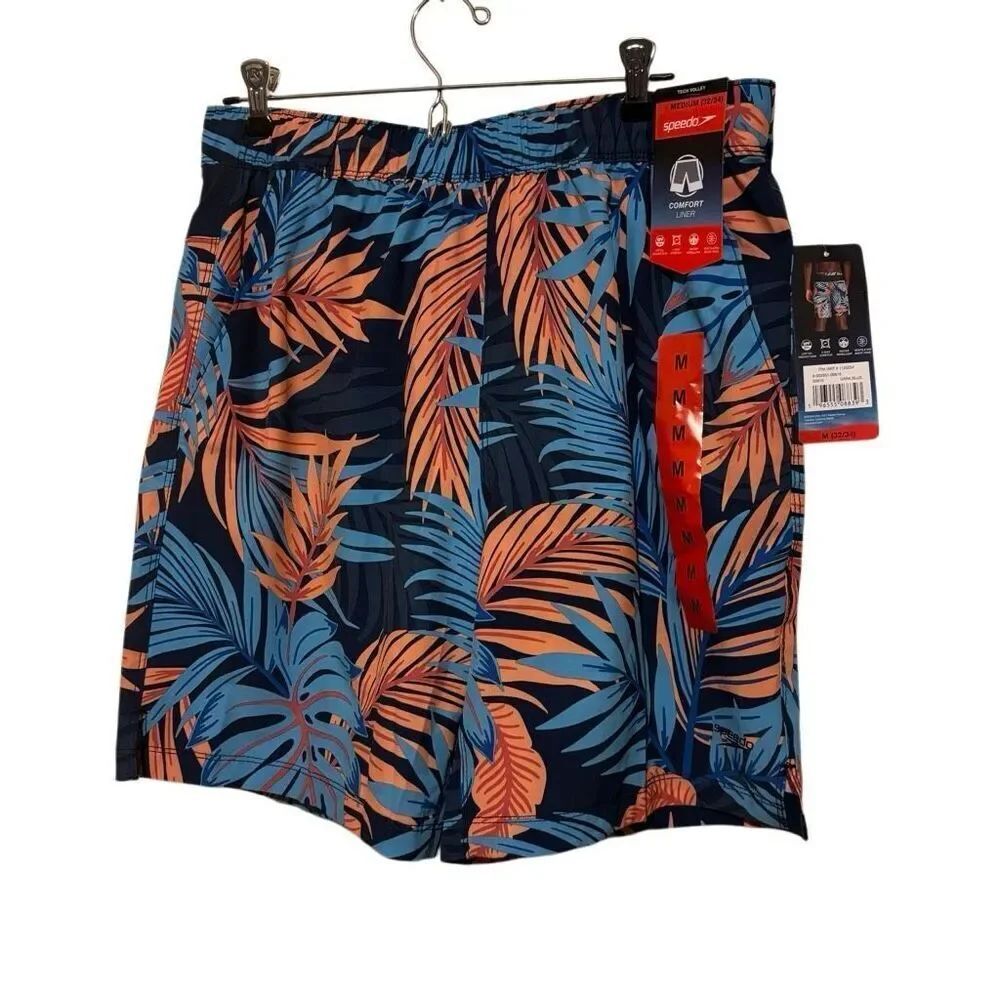 Speedo Tech Volley Size Medium Swim Trunks *New*